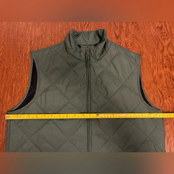 J. Crew Green Quilted Walker Vest - Size S